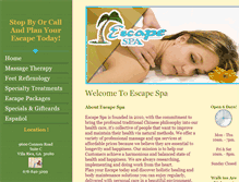 Tablet Screenshot of escapespallc.com